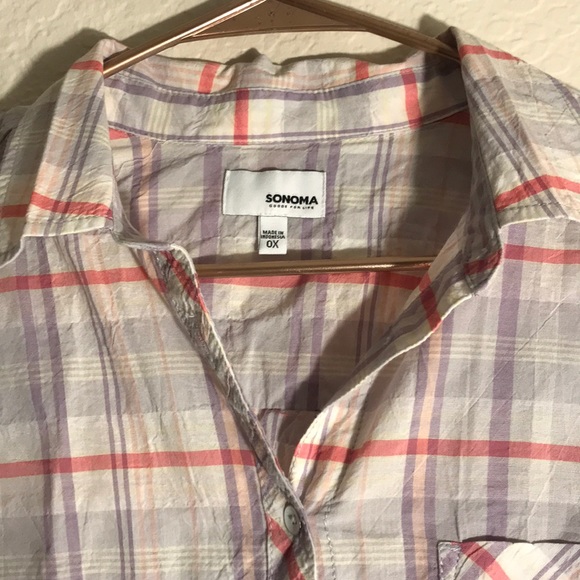 Sonoma Button Down Blouse - Picture 2 of 3
